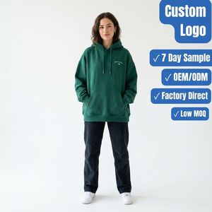 Private Label Women Oversized Hoodie OEM ODM Cotton Fleece Apparel Factory - Product Image 1