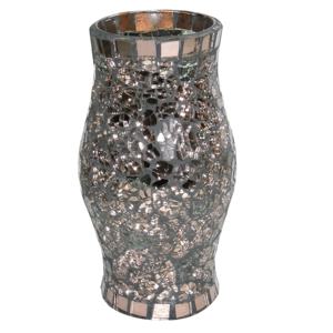 Vase à main de couleur bronze Vase à fleurs décoratif de table en verre clair Pot de fleur décoratif pour la maison contemporaine vie en gros - Product Image 2