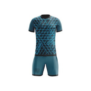 Football Uniform Wholesale Custom Branding OEM Premium Soccer Jersey Shorts Set Sublimation Sportswear Manufacturer Worldwide - Product Image 1