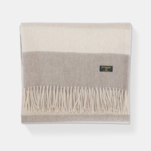 Chal Cuadrado Mongol a Cuadros 130*170cm Tono Natural Otro Material - Product Image 5