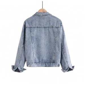 Factory Direct Sale <b>Custom</b> Design Winter Men's <b>Denim</b> <b>Jacket</b> Comfortable Breathable Eco-Friendly Quick Dry Premium Stand Front - Product Image 2