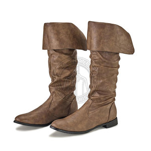 Botas Medievales de Cuero Hechas en Pakistán, Auténticas, Cómodas, de Alta Calidad, Ecológicas y Ligeras - Product Image 4