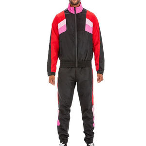 Ensemble de survêtement coupe-vent personnalisé pour homme, coupe ample, respirant, en nylon et polyester, style streetwear, collection printemps - Product Image 5