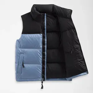 Colección 2025, chaqueta acolchada sólida para mujer, abrigo de burbujas, chalecos de manga sin mangas para mujer, chaquetas gruesas con cremallera y burbujas - Product Image 1