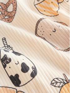 Combinaison bébé Annamar Clothing personnalisée en bambou 95% et élasthanne 5%, douce, extensible, respirante, écologique, avec fermeture boutonnée - Product Image 6