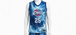 Ensemble de maillots de basket-ball pour femmes White Stitch, nom d'équipe personnalisé, impression par transfert thermique, col rond, sans manches, évacuation de l'humidité - Product Image 3