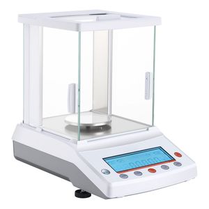 Balance analytique électronique numérique de haute précision 120g x 0,1mg (0,0001g) avec 4 unités (g/oz/ct/mg) pour l'analyse en laboratoire - Product Image 1