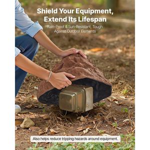 Copertura per Pozzo in Finta Roccia Realistica con Texture Naturale, Leggera e Resistente alle Intemperie, in Poliresina, per Esterni - Product Image 6