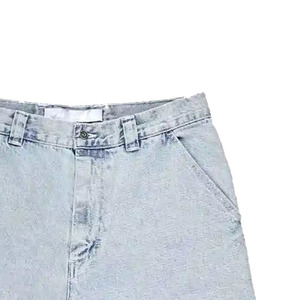 Shorts en jean streetwear urbain classique à cinq poches pour homme, taille haute, fermeture à cordon, séchage rapide, respirant, fabrication OEM - Product Image 4