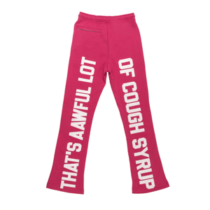 Pantalon de survêtement évasé décontracté pour homme, en molleton lavé, 100 % coton, avec impression par transfert thermique et logo personnalisé - Product Image 1
