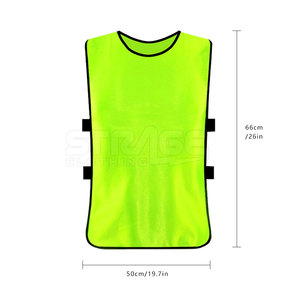 Chaleco de Fútbol Unisex Personalizado, Ecológico, Ligero, Transpirable, que Absorbe la Humedad, 100% Poliéster, Cómodo, Ajuste en los Brazos, Duradero - Product Image 2