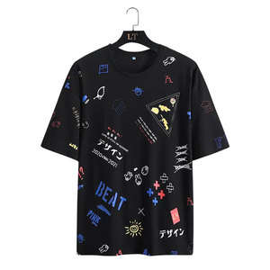 เสื้อยืดพิมพ์ลายกราปติสั่งทำพิเศษสำหรับผู้ชาย คุณภาพพรีเมียม คอกลม แขนสั้น ราคาถูก - Product Image 1
