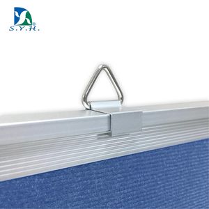 Tablero de anuncios de franela azul SYH con marco de aluminio para uso como tablero de mensajes - Product Image 3