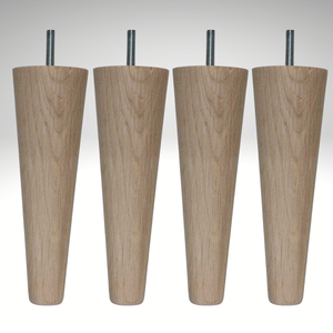 Pieds de meubles en bois massif OEM, robustes, pour remplacement de canapé, composants pour canapé et meubles de rangement - Product Image 5