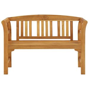 Banco de Jardín de Madera de Acacia Sólida, Muebles de Patio Duraderos de Tamaño Mediano - Product Image 2