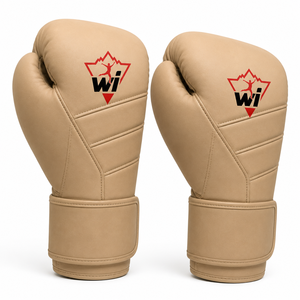 Gants de boxe en cuir PU pour adultes, entraînement, sparring, gants de frappe, logo personnalisé pour salle de sport, équipement de boxe, fitness. - Product Image 4