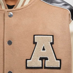 Chaqueta Varsity de Invierno para Hombre, Cuello Alto, Casual, Personalizable, 100% Poliéster, Precio al por Mayor - Product Image 4