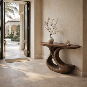 Mesa Consola de Madera Moderna y de Alta Calidad para el Hogar y Hoteles, Mueble de Entrada para Decoración de Interiores de Villas - Product Image 4