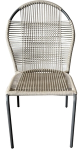 Sillas de comedor de acero portátiles duraderas para exteriores, asientos modernos impermeables ecológicos para jardines, cafeterías, restaurantes, hoteles, villas - Product Image 3