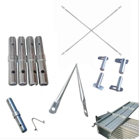 Sistema de Andamios Móviles H con Escalera, Andamios Duraderos y Portátiles para Proyectos de Construcción