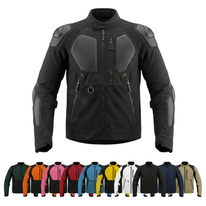 Lightweight Custom Style Textile Motorcycle Jacket with Zipper Pockets & Adjustable Sleeves High Performance Bike Riding Jacket - Product Image 1