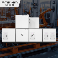 Système CVC Ansmen 2800m/H pour salle blanche, unité de traitement d'air pour laboratoire de transformation alimentaire, filtration HEPA, ventilateur AC sur pied