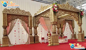 Ensemble de mandala en Fiber de haute qualité, pour un mariage indien, de luxe, décoration pour un mariage, une communion - Product Image 4