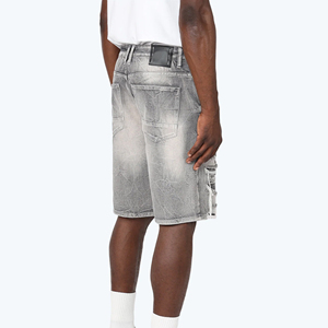 Pantalones Cortos de Mezclilla para Hombre, Diseño de Moda, Estilo Urbano, Alta Calidad, en Venta - Product Image 5