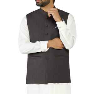 Chaleco Formal Personalizado al por Mayor para Hombre, Ropa Exterior de Verano Transpirable con Cierre de Botones, Poliéster y Algodón - Product Image 1