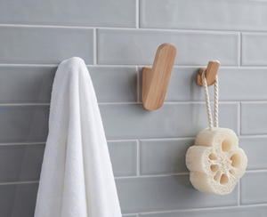 Minimalist Wooden Wall <b>Hook</b> Single Piece Eco-Friendly Design For Clothing Storage Home Decoration Office Use - Product Image 5