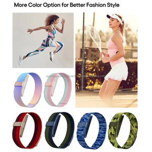 QC NS2 Montre-bracelet multifonction avec moniteur de fréquence cardiaque Montre de fitness Montre intelligente sans écran Bracelet intelligent pour hommes et femmes - Product Image 4