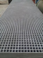 Grille moulée en PRF de 20 mm, légère, résistante à la corrosion, pour passerelles industrielles, plateformes et marches d'escalier