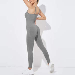 Combinaison ajustée originale la plus vendue pour femmes, respirante, tendance été, avec logo personnalisé - Product Image 2