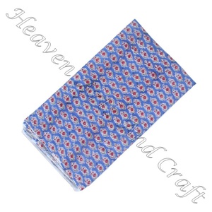 100% pur coton tissu belle impression de bloc de main floral indien pour femmes et garçons chemise et sac vêtements main bloc impression caftan - Product Image 4