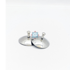Écran oculaire chirurgical rond en acier inoxydable, réutilisable, instrument orthopédique manuel, certifié CE Classe I - Product Image 3