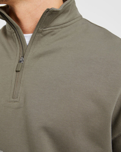 Último Estilo al por Mayor: Sudaderas de Hombre con Media Cremallera y Logotipo Personalizado, de Algodón Liso y Forro Polar, Ajuste Oversize; Sudaderas de Hombre con Cremallera de Cuarto. - Product Image 5