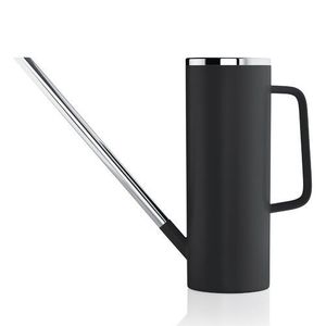 Arrosoir moderne de luxe en fer noir thermolaqué, bec long, thermolaqué, durable, pour jardinage, utilisation en extérieur et en intérieur - Product Image 3