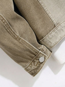 Vente directe d'usine, vente en gros, design de logo personnalisé, vêtements d'hiver en denim vintage pour hommes de haute qualité, vestes vintage pour hommes disponibles - Product Image 5