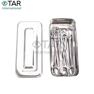 Kit de 13 instruments chirurgicaux en acier inoxydable pour la chirurgie mineure, le soin des plaies et la suture - Product Image 3