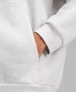 Ensemble sweat-shirt à capuche en coton blanc pour homme, coupe oversize, décontracté, coupe-vent, couleur unie, tricoté en molleton 220g, idéal pour l'automne - Product Image 4