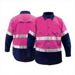 Camisas de Seguridad Tipo Polo Amarillas de Alta Visibilidad para Todo Clima, Personalizadas, de Manga Larga, Uniformes de Trabajo, Fabricante de Camisas - Product Image 1