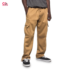 Pantalon large décontracté pour homme, coupe droite, de haute qualité, avec taille élastique et cordon de serrage, personnalisable - Product Image 2