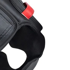 Protège-tête en cuir de haute qualité, design personnalisé, équipement de boxe premium, logo personnalisé - Product Image 6