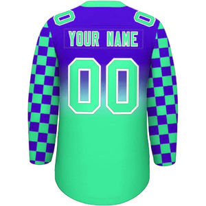 Maillot de hockey sur glace personnalisé pour homme, de haute qualité, confortable, avec capuche et lacets, idéal pour les équipes. - Product Image 2