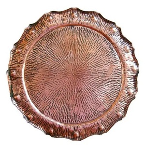 Copper Serving Elegant <b>Large</b> <b>Tray</b> For Your Home Dining Table Decor & Food Storage <b>Tray</b> At Under Your Budget - Product Image 1