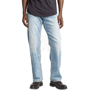 Jeans de Hombre de Moda, Ajustados, 100% Algodón, Alta Calidad, Transpirables, Ligeros, con Logotipo Personalizado, Servicio OEM, Más Vendidos - Product Image 2
