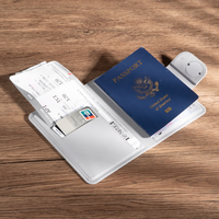 RFID engelleme pasaport tutucu seyahat cüzdanı deri kılıf Anti kayıp organizatör fabrika doğrudan OEM toptan toplu özel tedarikçisi