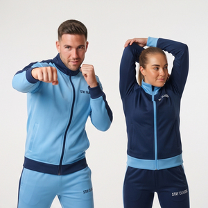 Custom Performance Training Tracksuit 100% Polyester Sportswear <b>Track</b> <b>Jacket</b> Jogger Pants Custom Training Sweatsuits Unisex - Product Image 4