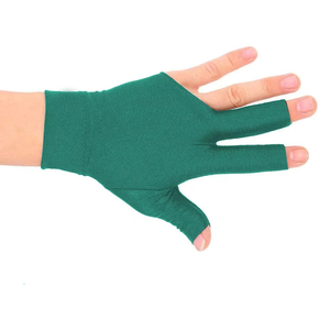 Guantes de Snooker Deportivos de Verano Unisex Ligeros con Cierre de Gancho y Bucle Ajustable Antideslizante de Spandex Geo Brothers OEM - Product Image 2