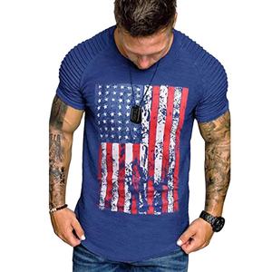 Logo imprimé graphique de haute qualité T-shirt slim-fit allongé pour hommes t-shirts imprimés bouffants surdimensionnés streetwear pour hommes - Product Image 1